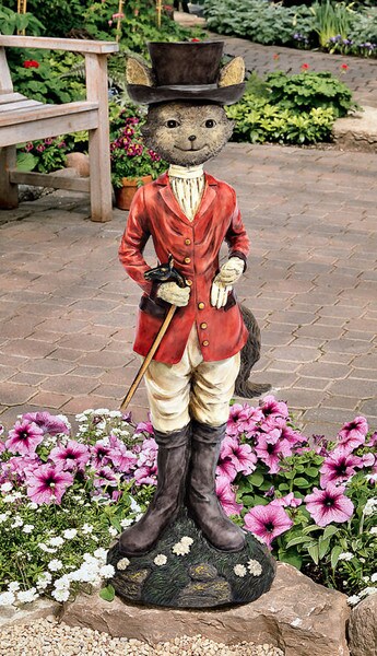 Equestrian Fox Hunt Statue
